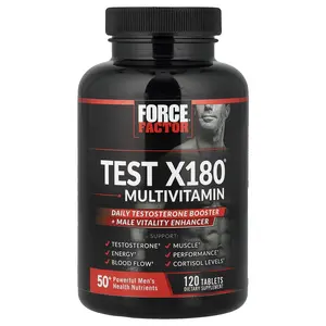 Force Factor Test X180® Multivitamin, 120 Tablets