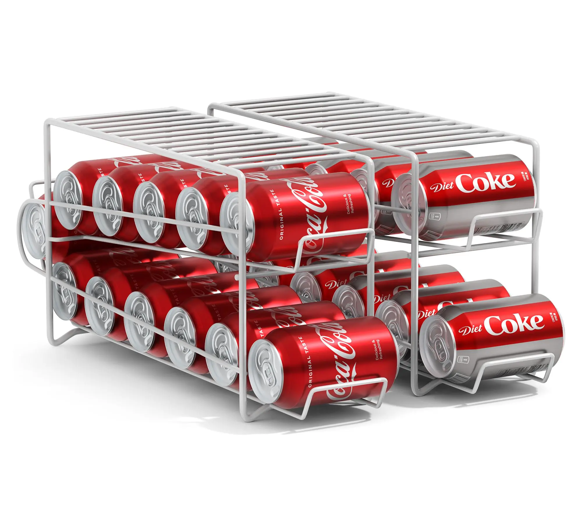 Sorbus 2 Pack Soda Can Rack Beverage Dispenser Sorbus 2 Pack Soda Can Rack Beverage Dispenser