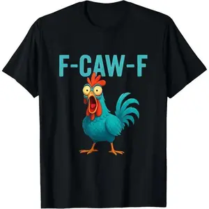 Funny Rooster Chicken Farm Animal Humor Bird Lovers T-Shirt Y2K Streetwear Graphic Tee