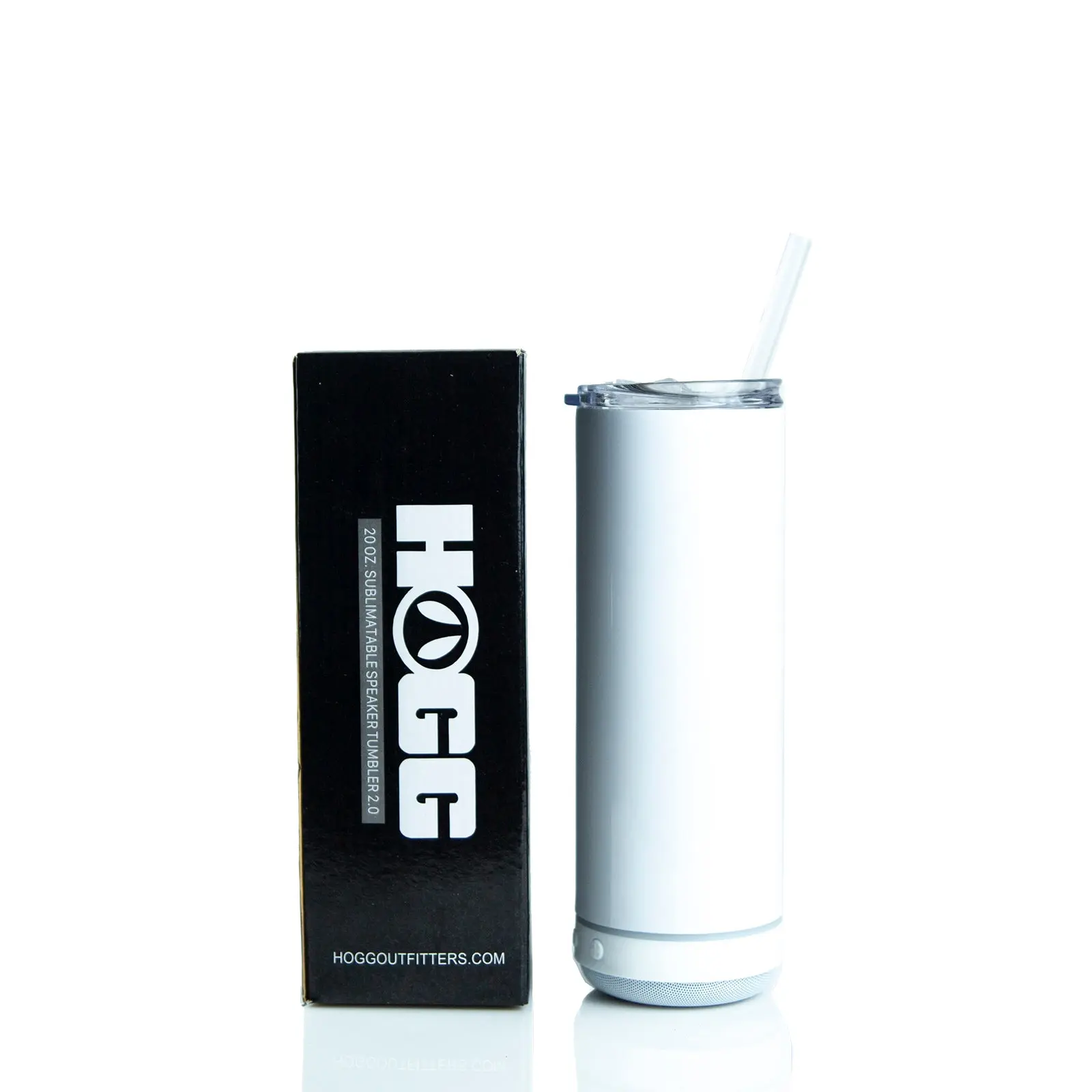 20oz SUBLIMATABLE WIRELESS SKINNY SPEAKER TUMBLER 2.0 Insulated Stainless Steel Drinkware