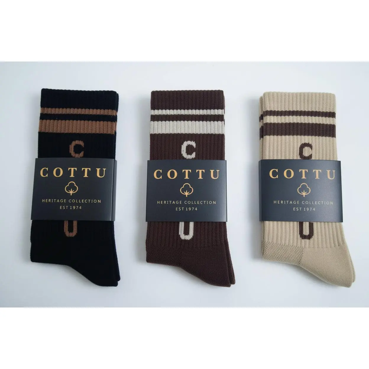 COTTU Signature Crew Socks