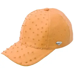 Gorra Original  Piel Avestruz Mantequilla