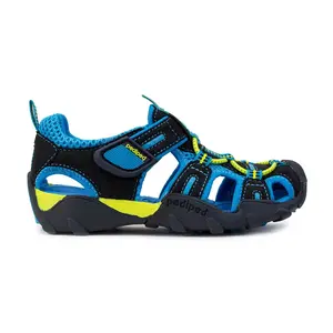 Pediped Canyon Flex Black Quick-Dry Sandals for Kids Comfortable & Protective for Hiking Beach & Pool Approved by APMA