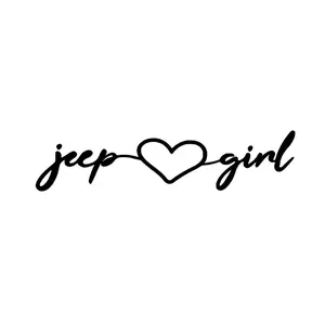 Jeep Girl Decal- Perfect for Jeep Vinyl Sticker Decoration