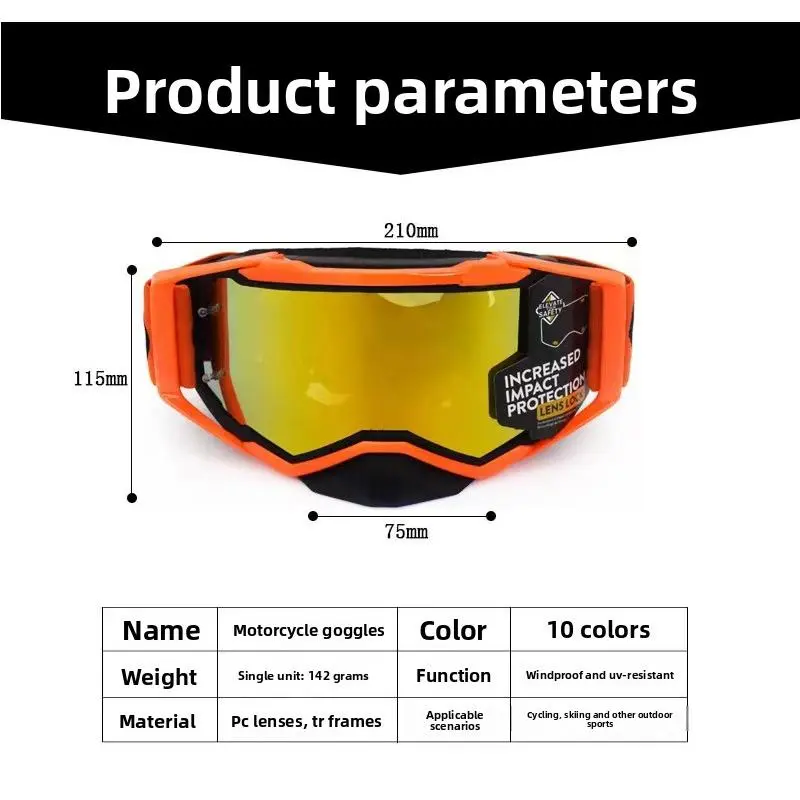 Motorcycle Windproof Goggles Harley Eyewear Skiing Snowboarding Riding, Casual Style, All Seasons, Decorative Lens, Tpu Frame Material, Protective Gear mx atv dirt cycling sunglass outdoor glasses unisex eye glasses bicycle glasses performance eyewear Motorcycle Windproof Goggles Harley Eyewear Skiing Snowboarding Riding, Casual Style, All Seasons, Decorative Lens, Tpu Frame Material, Protective Gear mx atv dirt cycling sunglass outdoor glasses unisex eye glasses bicycle glasses performance eyewear
