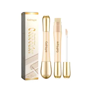 Eelhope Double Head Concealer, Brightening And Waterproofing Concealer Stick Makeup Acne Foundation Cosmetic