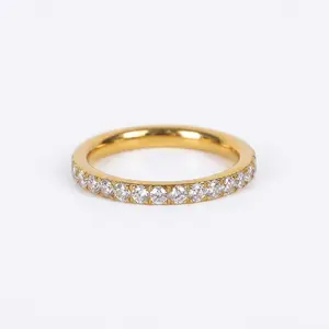 Full Eternity Zirconia Band Ring
