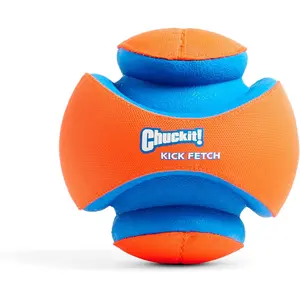 Chuckit Kick Fetch Ball Dog Toy, Large (8 Inch)