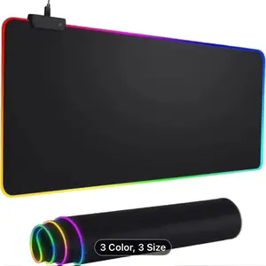 Mouse Pad Gaming Large Mouse Pads for Keyboard and Mouse Extended RGB Mouse Mat, 12 Lighting Modes, Waterproof, Non-Slip Rubber Base XXL Mousepads for Desk Computer PC Laptop-31.5 X 12inches