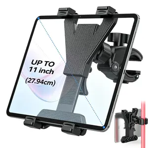 Outdoor Tablet Stand Bike Treadmill Multifunctional Holder, Spinning Bike Tablet Holder, 360° Adjustable, Table, Stationary Bike, Micropt Stand for Treadmillhone Stand, Stroller, Gym