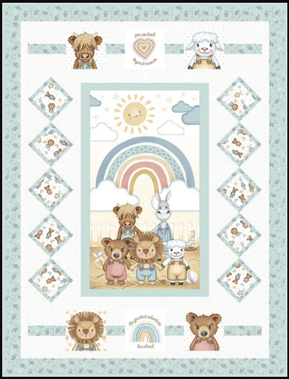 Boho Buddies Quilt Kit