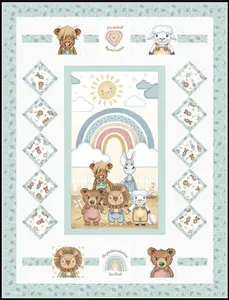 Boho Buddies Quilt Kit
