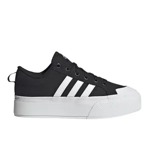 adidas Womens Bravada 2.0 Platform Sneakers Shoes Casual - Black