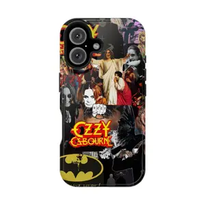 Vintage Ozzy Osborne Phone Case, Rock Band Pattern Case Cover Compatible With iPhone 16 15 14 13 12 11 Pro Max X XS, Galaxy S25 S24 S23 S22 Ultra