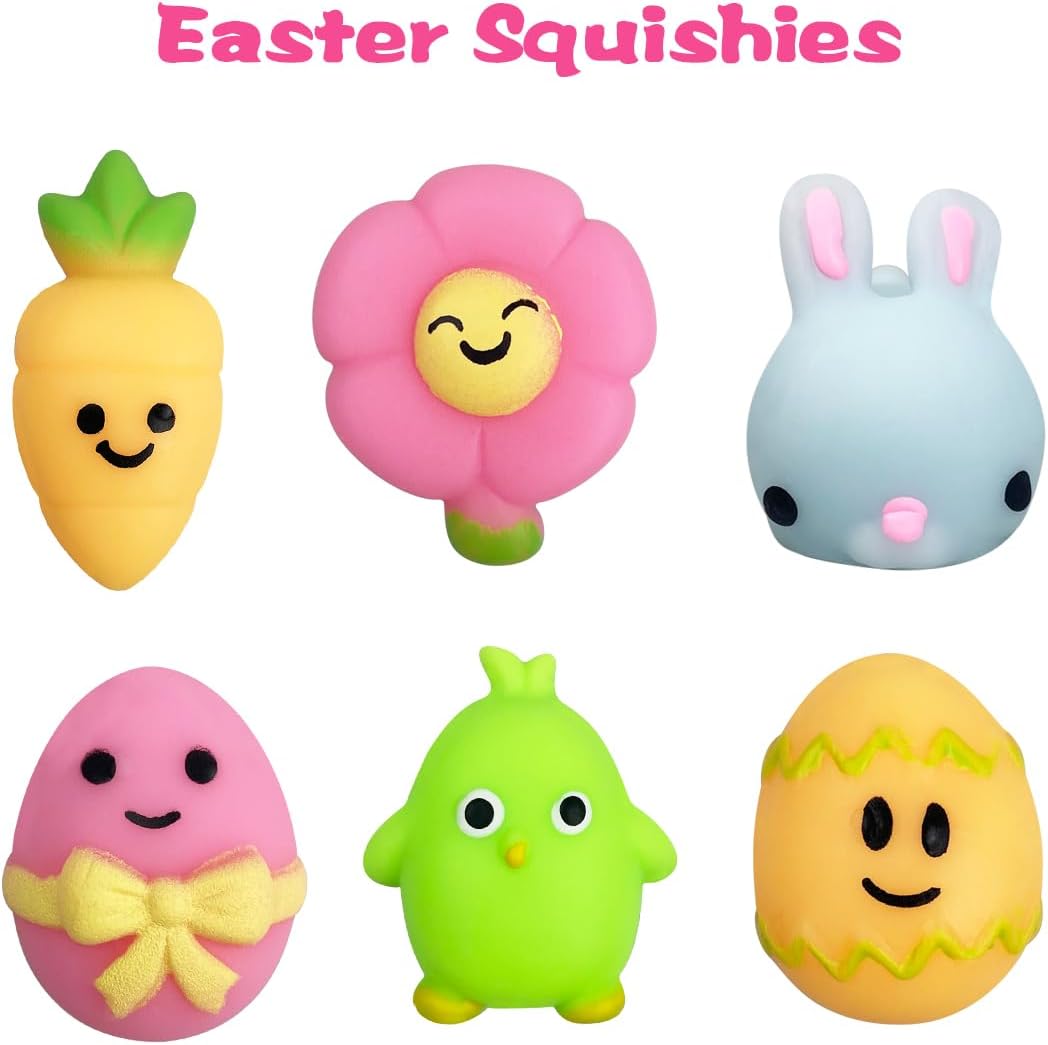 6 Pack Easter Bath Bombs with Squishy Toys Inside, Easter Basket Stuffers, Easter Gifts for Kids Boys Girls, Fun Bath Toys, Kids Party Favors & Egg Hunt 6 Pack Easter Bath Bombs with Squishy Toys Inside, Easter Basket Stuffers, Easter Gifts for Kids Boys Girls, Fun Bath Toys, Kids Party Favors & Egg Hunt