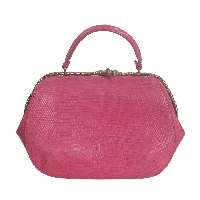 Pre-owned Bvlgari Liz Handbag Serpenti Hypnotic Pink CPU0726
