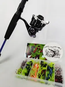 Cam's Complete "Blue Thunder" Titanium 6'6" 10+1 (BB) Ball Bearing Reel Signature Series Curly Tail Combo  Special