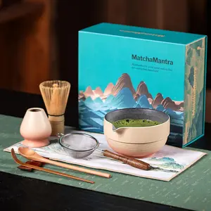 Matcha Set, Complete 9-Pcs Ritual Kit – Presented in Luxury Gift Box, Perfect for Gifting or