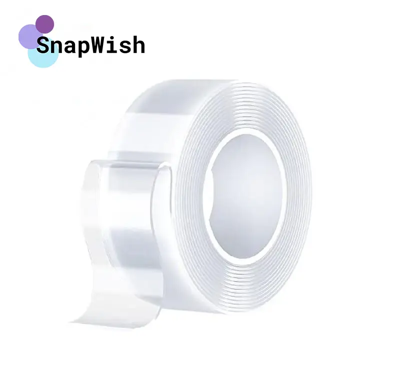 Heavy Duty(9.85FT), Nano Double Sided Adhesive Tape, Clear Mounting Tape Picture Hanging Adhesive Strips. Double Sided Tape Heavy Duty(9.85FT), Nano D