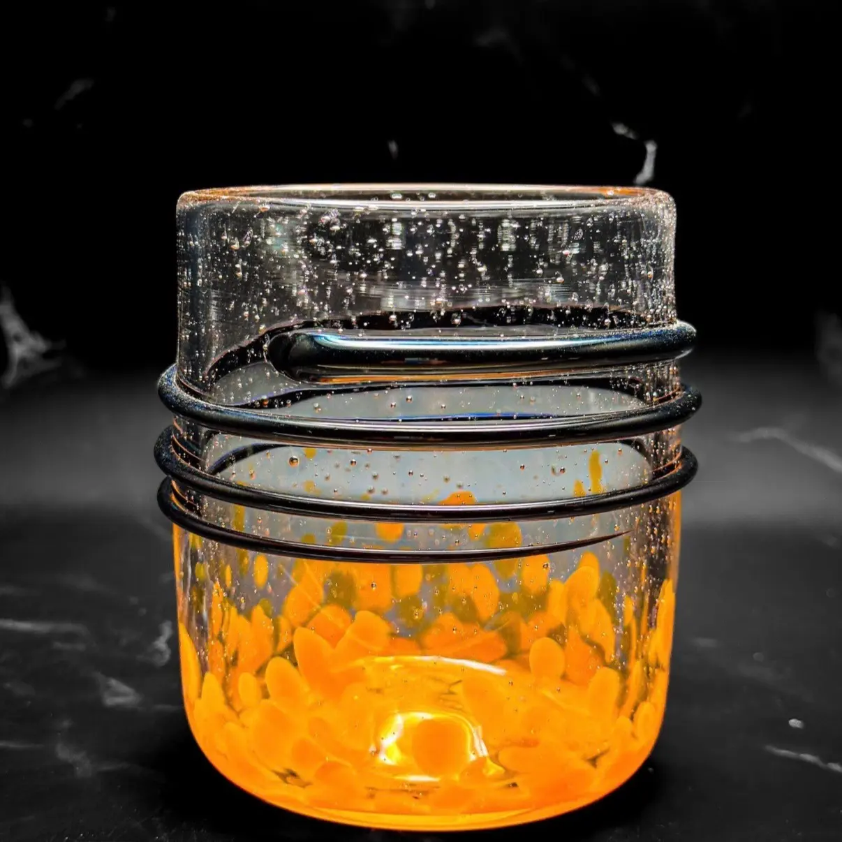 Orange Sipper - Whiskey Glass for Drinks - Drinkware