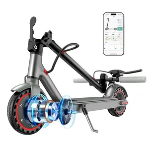 electric scooters | Max 19MPH Speed | 350W Powerful Motor | 8.5" Solid Tires | 16 Miles Long Range | Flat Free |  Dual Brakes | 36V Battery |Foldable Commuter E- for Adults & Teens