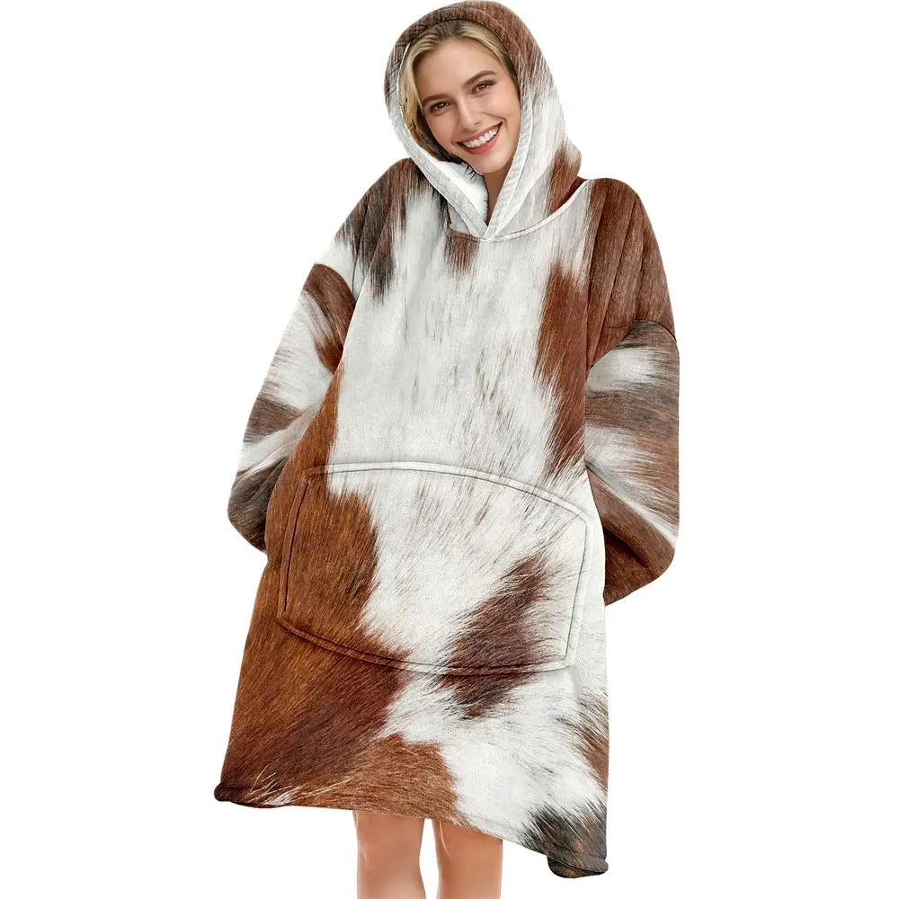 hoodie blanket，Wearable Blanket，Hooded Blanket Sweatshirt, Wearable Blanket Hoodie, Adult Sporty Blanket Sweater with Large Pocket and Sleeves, Warm Gift，Christmas Gift,Valentine's Day gift