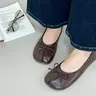 New 2026 Soft Tabi Split-Toe Shoes for Women, Bowknot Design, French Ballet Style, Comfortable Shoes, Slip-On Shoes, Low Top Flats
