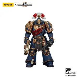JOYTOY 1:18 Scale Ultramarines Space Marines Collectible Action Figure - Relic Secundus Armour, Artificer Bolt Rifle, Chainsword, Handgun, Model JT01536