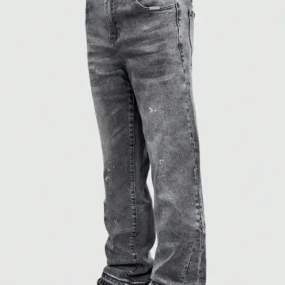 Zara Flared Jeans Men Black TikTok Shop