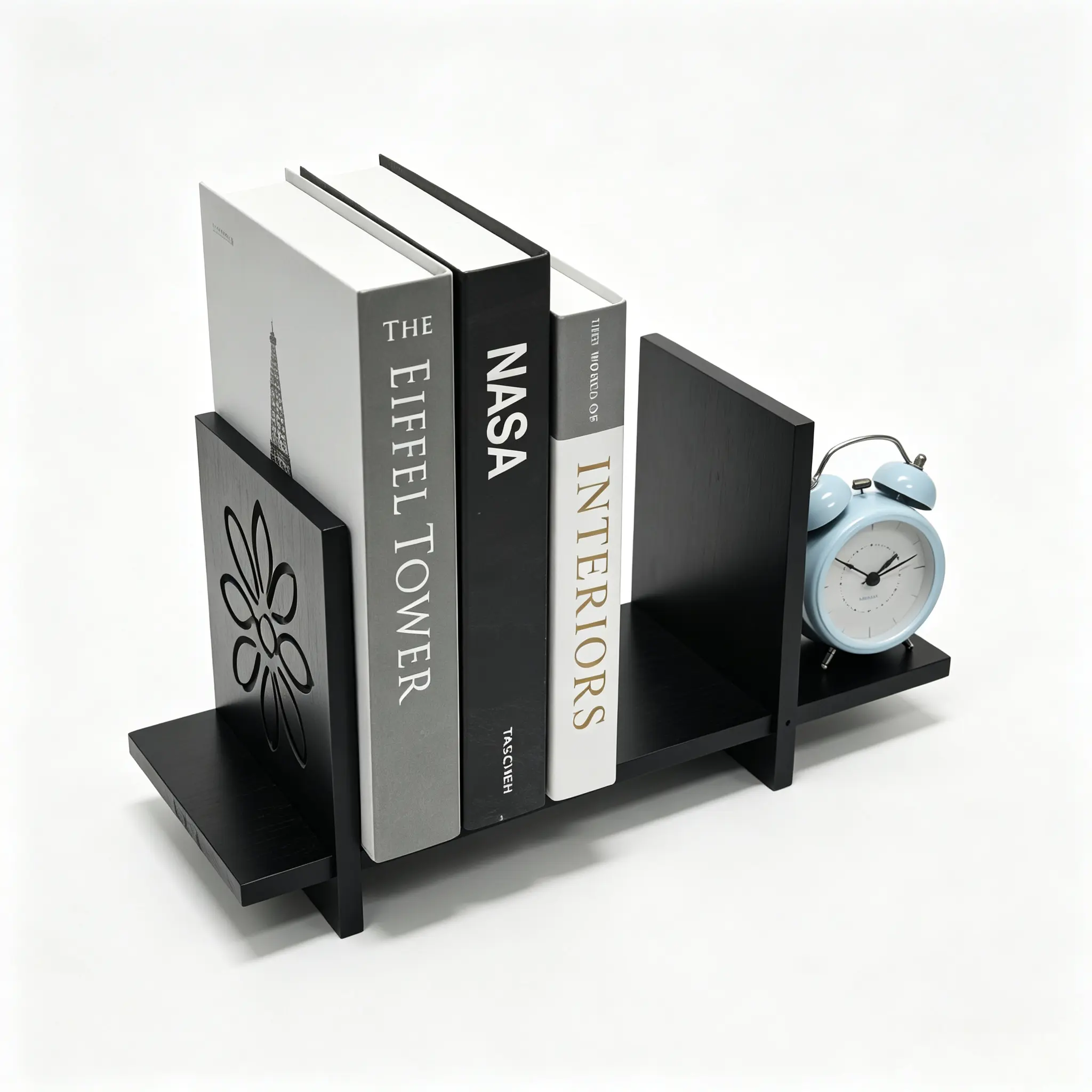 Adjustable Vintage Desktop Bookshelf, Desk Organizer for Living Room, Home & Office. Perfect for Magazines, Books and Cookbooks, No Assembly Tools Required, Display Rack