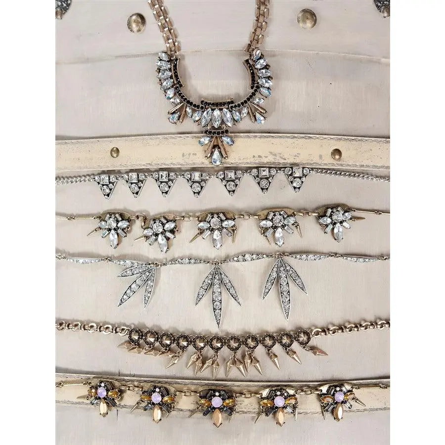 Bib Necklaces Statement Costume Jewelry Necklace Collection, Fashion Accessories for Women