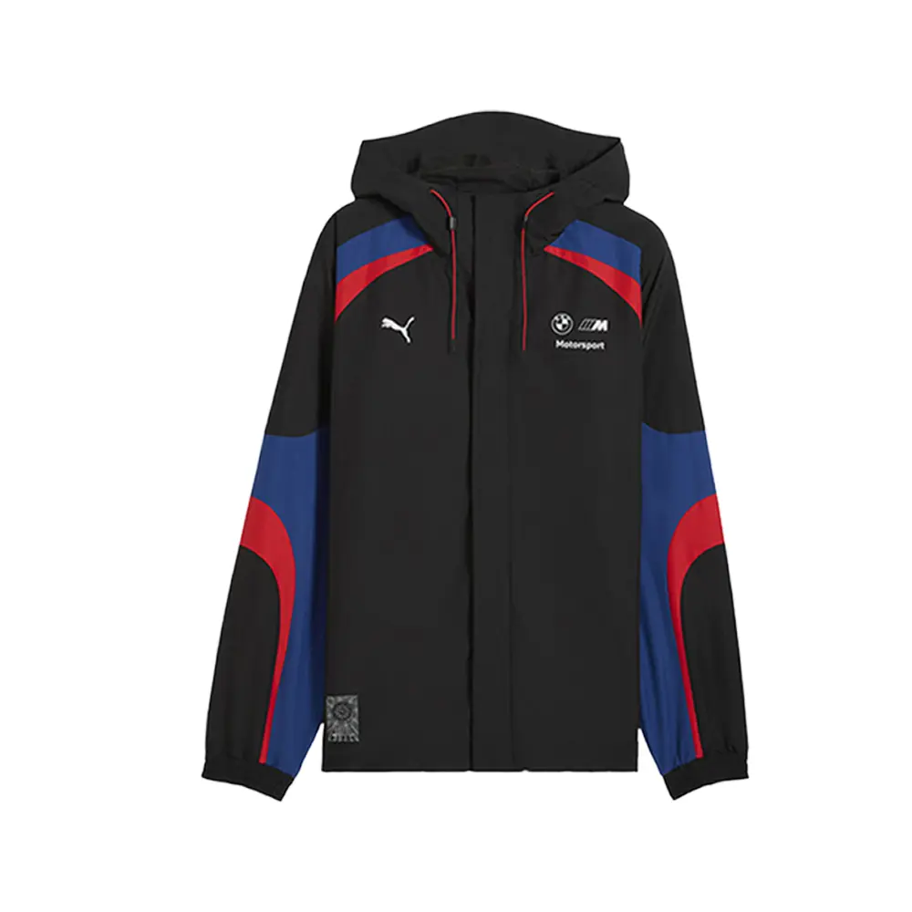 PUMA Mens Bmw M Motorsport Lifestyle Jacket Athletic Outerwear Casual - Black