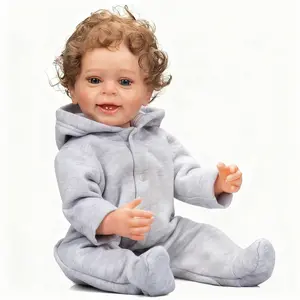 Lifelike Reborn Baby Dolls 22 Inch Fabric body+vinyl limbs Real Life Baby Dolls For kids Age 3+ Suitable gifts for Mother's Day Valentine's Day Children's Day & Christmas
