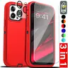 [3 in 1] Heavy Duty Rugged Phone Casing with Shockproof Protection, Screen Protector & Camera Lens Protector for iPhone 18 Pro Max 17 Air, 17e, 16, 16e, 15, 14 Plus, 13, 12, 11 Pro Max | Mobile Phone Accessories, Smartphone, Devices