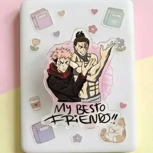 Jujutsu Kaisen Itadori & Todo Magnetic Phone Grip, Kindle Holder, MagSafe Compatible, Best Friend Meme Aesthetic, High-quality Print, Removable, Strong Magnet.