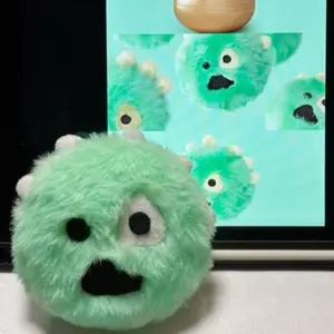 Cartoon Cute Plush One-Eye Monster Keychain Gift Ornament Accessory, Adorable Furry Charm for Kids & Adults, Perfect Party Favor