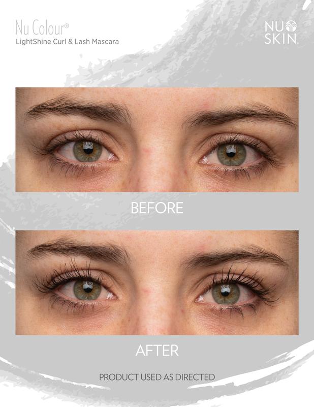 Nu Colour Curl & Lash Mascara with Curved Brush for Long-Lasting Cur