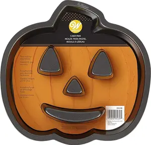 Wilton Halloween Jack-O-Lantern Fluted Cake Pan