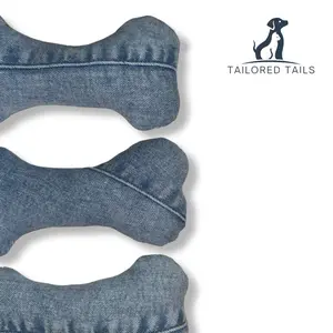 Denim Memory Foam Toy for Dogs - Perfect for Your Canine Companion
