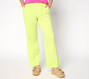 Belle by Kim Gravel Petite Packabelle Getaway Solid Beach Pant