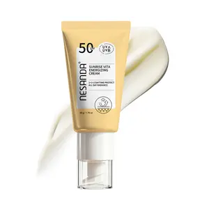 Vitamin C + Retinol SPF50 Face Cream ️ 3-in-1 Daily Moisturizer for Brightening & Anti-Aging | Dark Spot Remover & Wrinkle Repair | Sun Protection Day Cream for Glowing Clear Skin | Non-Greasy & Fast Absorbing