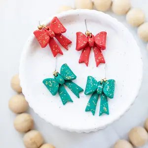 Holiday Bow Dangles