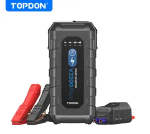 TOPDON V2200PLUS Car Battery Jump Starter 2-in-1 with Battery tester for Up to 8L Gas/6L Diesel Engines 12V Portable Booster and Tester