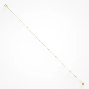 EVRY JEWELS Gold or Silver Plated Women's Hypoallergenic Lover Girl Anklet EVRY JEWELS Gold or Silver Plated Women's Hypoallergenic Lover Girl Anklet