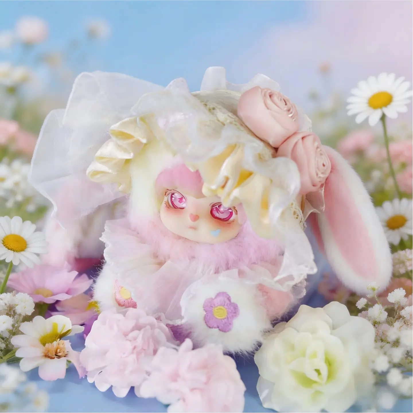 LOKIKI Tomorrow Flower House Collectible Figurine Plush - Mystery Toy Blind Bag Series with Toy Unboxing
