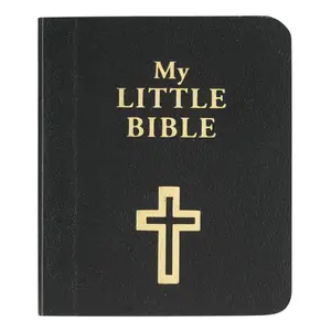 My Little Bible 2” Standard Edition - Selections of Key Verses From Every Book, Tiny Palm-size OT NT Scripture for Ministry Outreach, Classic 1769 KJV Text, 2" x 2.5”, Black