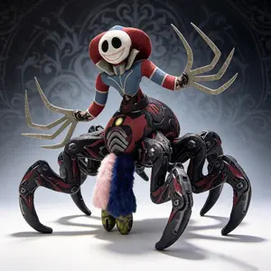 Poppy Playtime Horror Game Plush, The Prototype Lily Lovebraids Giblet Soft Stuffed Toy, Perfect for Birthday & Holiday Collection