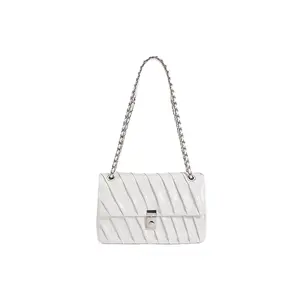 Commuter shoulder bag, premium-feel crossbody chain bag