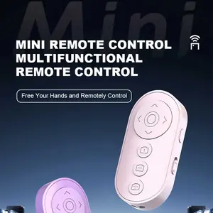 1pcs Wireless TikTok Live Control Remote - Multi-Function BLE Shutter for Smartphones, Type-C Rechargeable Battery, Compatible with iOS/Android (Supports Video Scrolling/Likes/Photo Shooting & Focus Adjustment