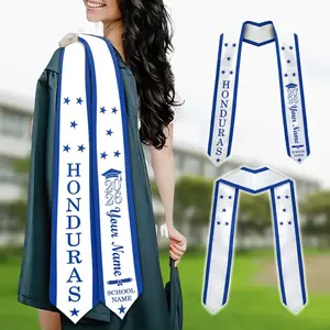 [HOT 2026] Personalized Honduran Graduation Stole 2026,Custom Honduras Flag Sash, Honduras Graduation Stole for Class of 2026